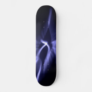 Blue twist skateboard