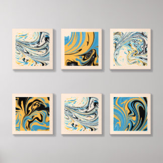 Blue Twistz Wood Photo Tile
