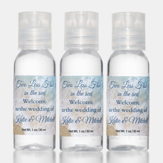 Blue Two Less Fish in the Sea Welcome Hand Sanitizer (Set)