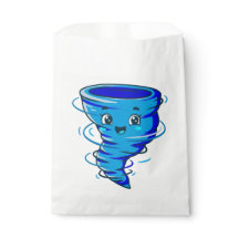 Blue Two-Nado favor bag