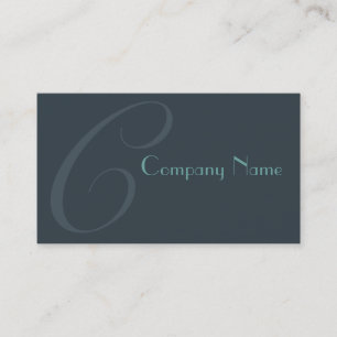 Blue Two Toned Business Card