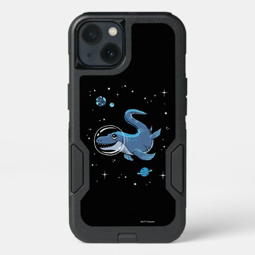 Blue Tylosaurus Dinos In Space iPhone 13 Case