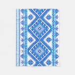 Blue Ukrainian Cross Stitch Pattern Baby Blanket at Zazzle