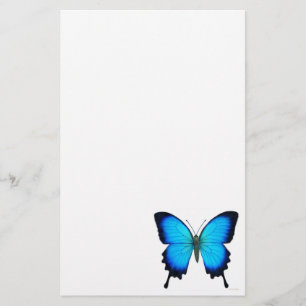 Blue Ulysses Butterfly Stationery