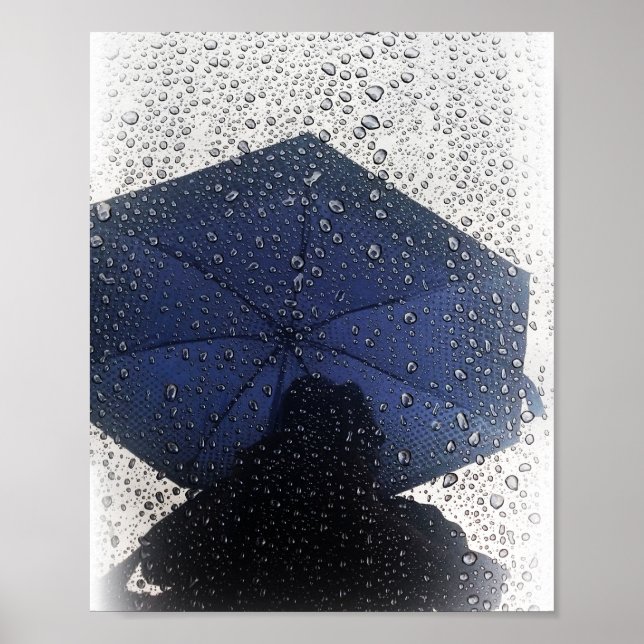 Blue umbrella poster (Front)