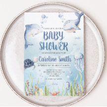 Blue Under the Sea Baby Shower