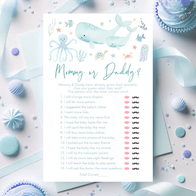 Blue Under The Sea Mommy or Daddy Game (Creator Uploaded)