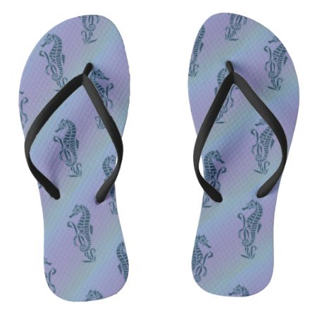 Blue Under the Sea Seahorses