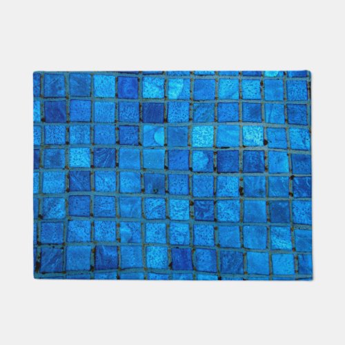 Blue Underwater Tiles Doormat