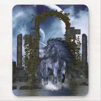 Blue Unicorn 2 Mouse Pad