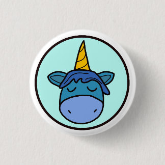 Blue Unicorn button