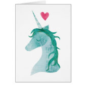 Blue Unicorn Magic with Heart (Front)