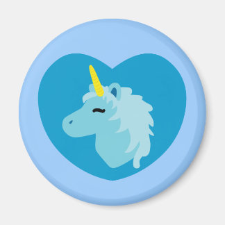 Blue Unicorn Magnet