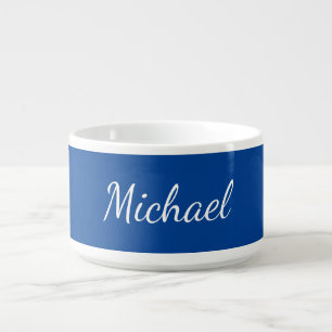 Blue Unique Professional Calligraphy Name Bowl