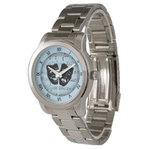 Blue Unite Music and Theater Masks Watch