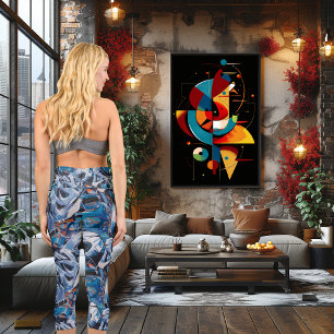 Blue Urban Pulse – Dynamic Street Graffiti Pattern Capri Leggings