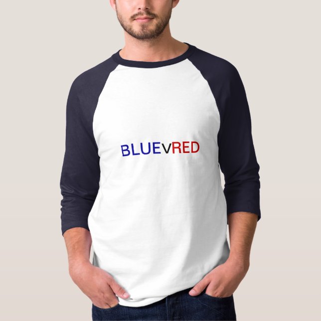 BLUE V RED T-Shirt (Front)