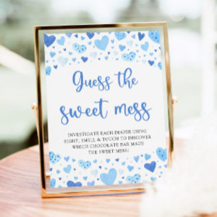 Blue Valentine Guess the Sweet Mess Baby Game Poster