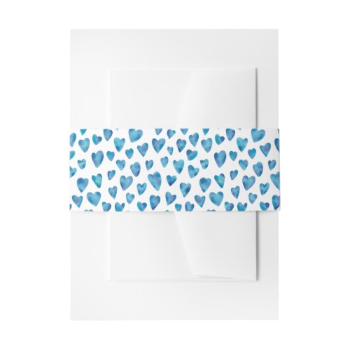 Blue Valentine Heart Belly Band