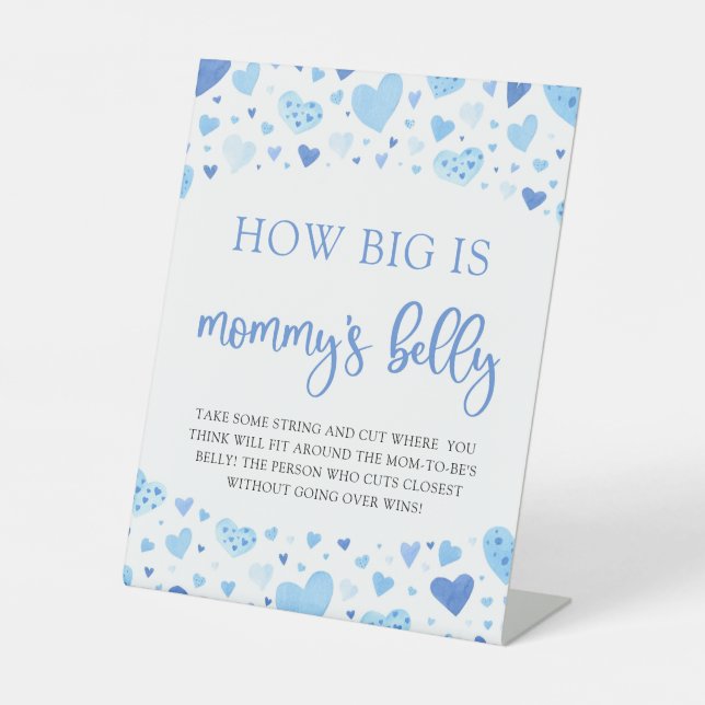 Blue Valentine How Big Is Mommy's Belly Game Pedestal Sign (Front)