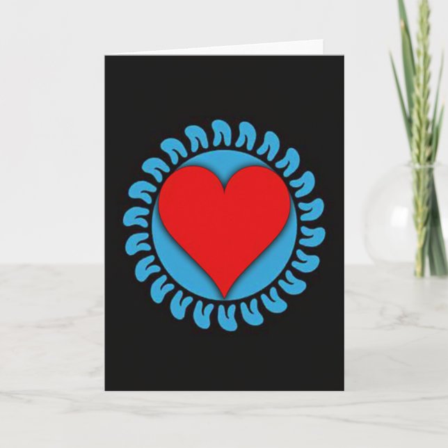 Blue Valentines Card (Front)
