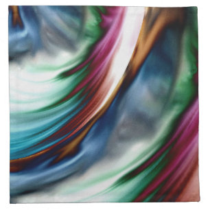 Blue Valley Whirlwind Rainbow Cloth Napkin