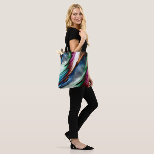Blue Valley Whirlwind Rainbow Tote Bag