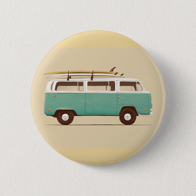Blue Van | Florent Bodart Button (Front)