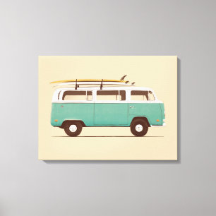 Blue Van Florent Bodart Canvas Print