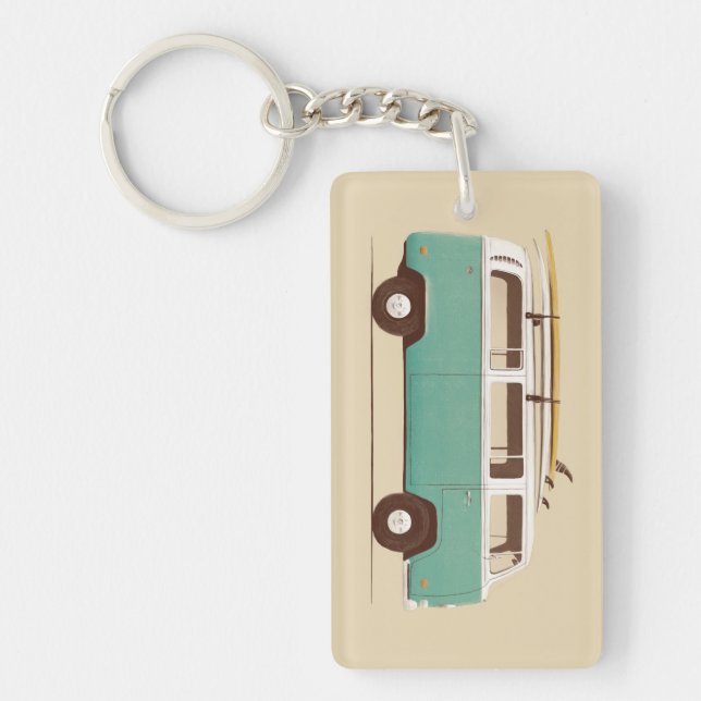 Blue Van | Florent Bodart Keychain (Front)