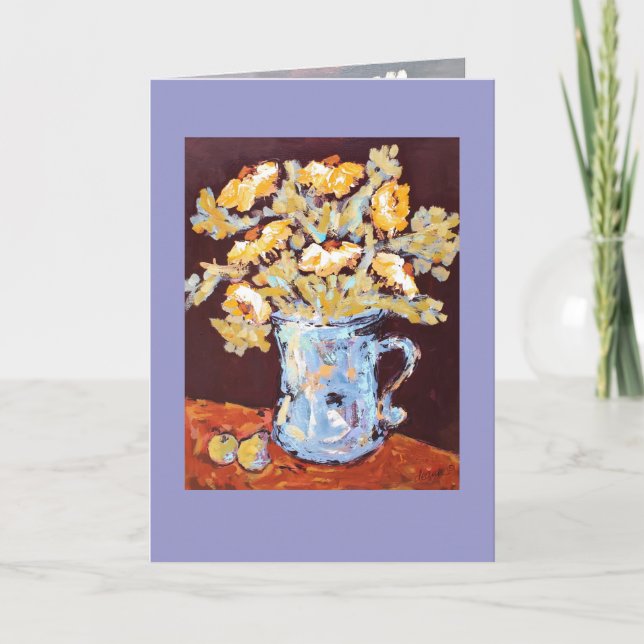 blue vase card (Front)