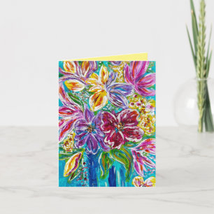Blue Vase Note Card
