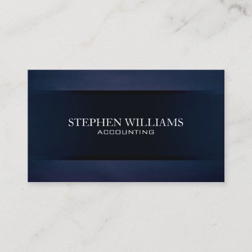 Customizable Blue Velvet Business Cards