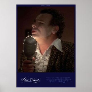 BLUE VELVET custom Poster