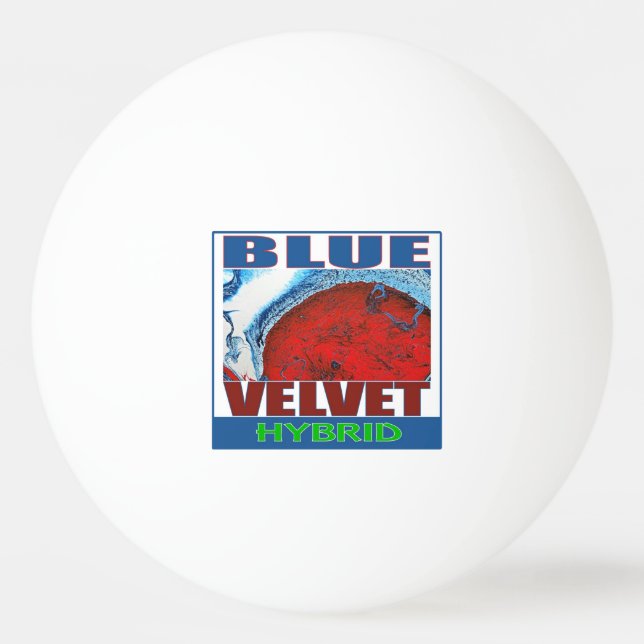 BLUE VELVET HYBRID PING PONG BALL (Front)