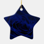 Blue Velvet rose.jpg Ceramic Ornament