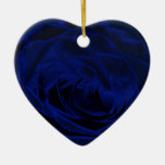 Blue Velvet rose.jpg Ceramic Ornament