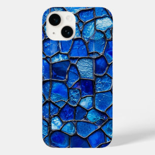 Blue Venetian Venetian Glass Style Elegant Case-Mate iPhone 14 Case