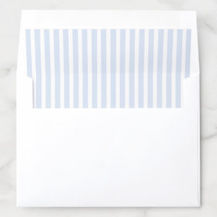 Blue Vertical Stripe Envelope Liners