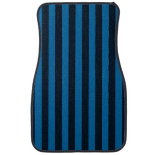 Blue Vertical Stripes Background Customize This! Car Mat