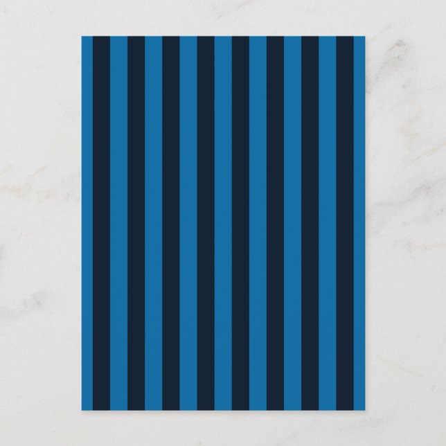 Blue Vertical Stripes Background Customize This! Postcard (Front)