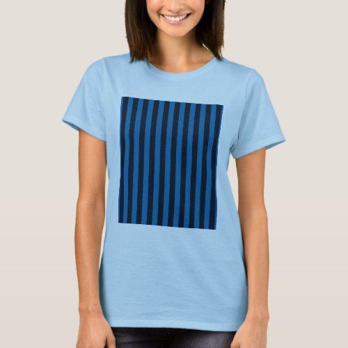 Blue Vertical Stripes Background Customize This T_Shirt