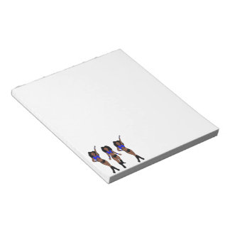 Blue Vest Dancer #1 Notepad