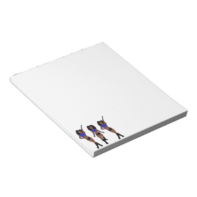 Blue Vest Dancer #1 Notepad (Angled)