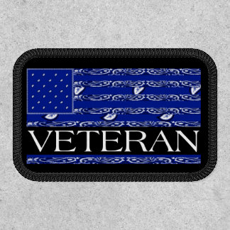 Blue Veteran Patch