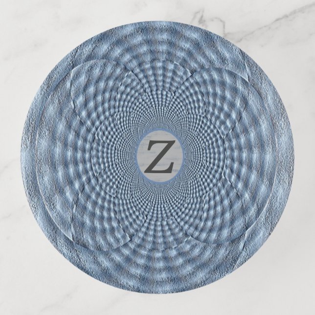 "Blue Vibes" Trinket Tray (Front)