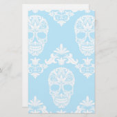 blue victorian skulls (Front/Back)