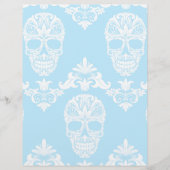 blue victorian skulls (Front)
