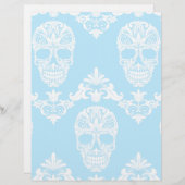 blue victorian skulls (Front/Back)