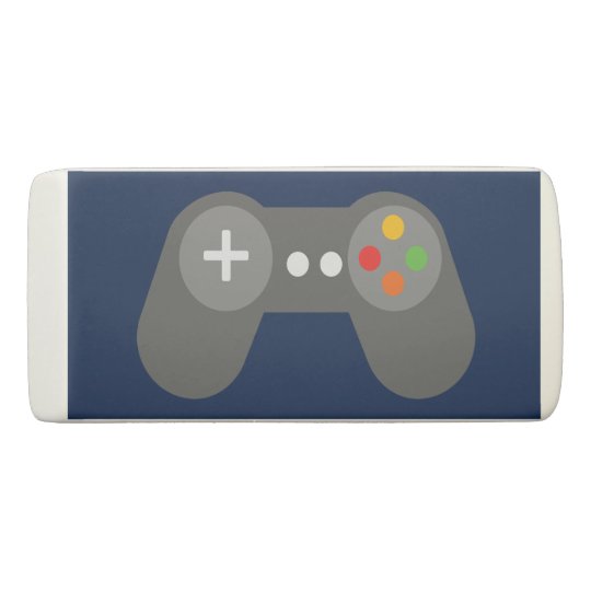 Blue Video Game Controller Eraser